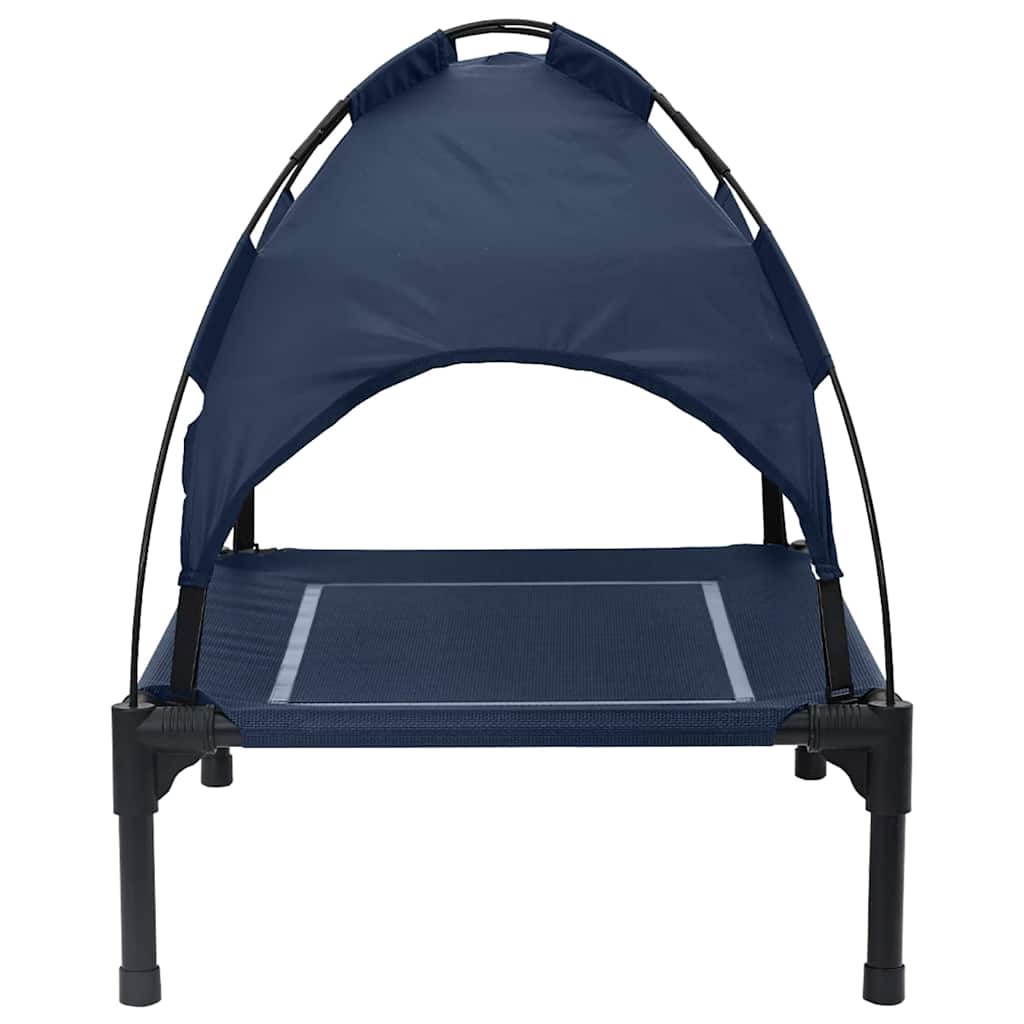 Letto per Cani 63 x 49,5 x 60 cm Acciaio Blu navy