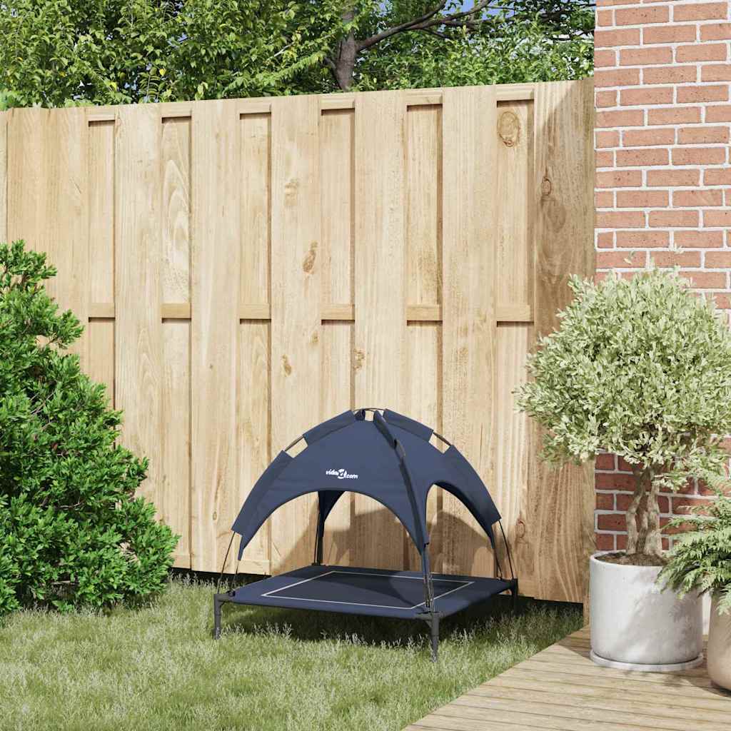 Letto per Cani 71 x 64 x 71 cm Acciaio Blu navy