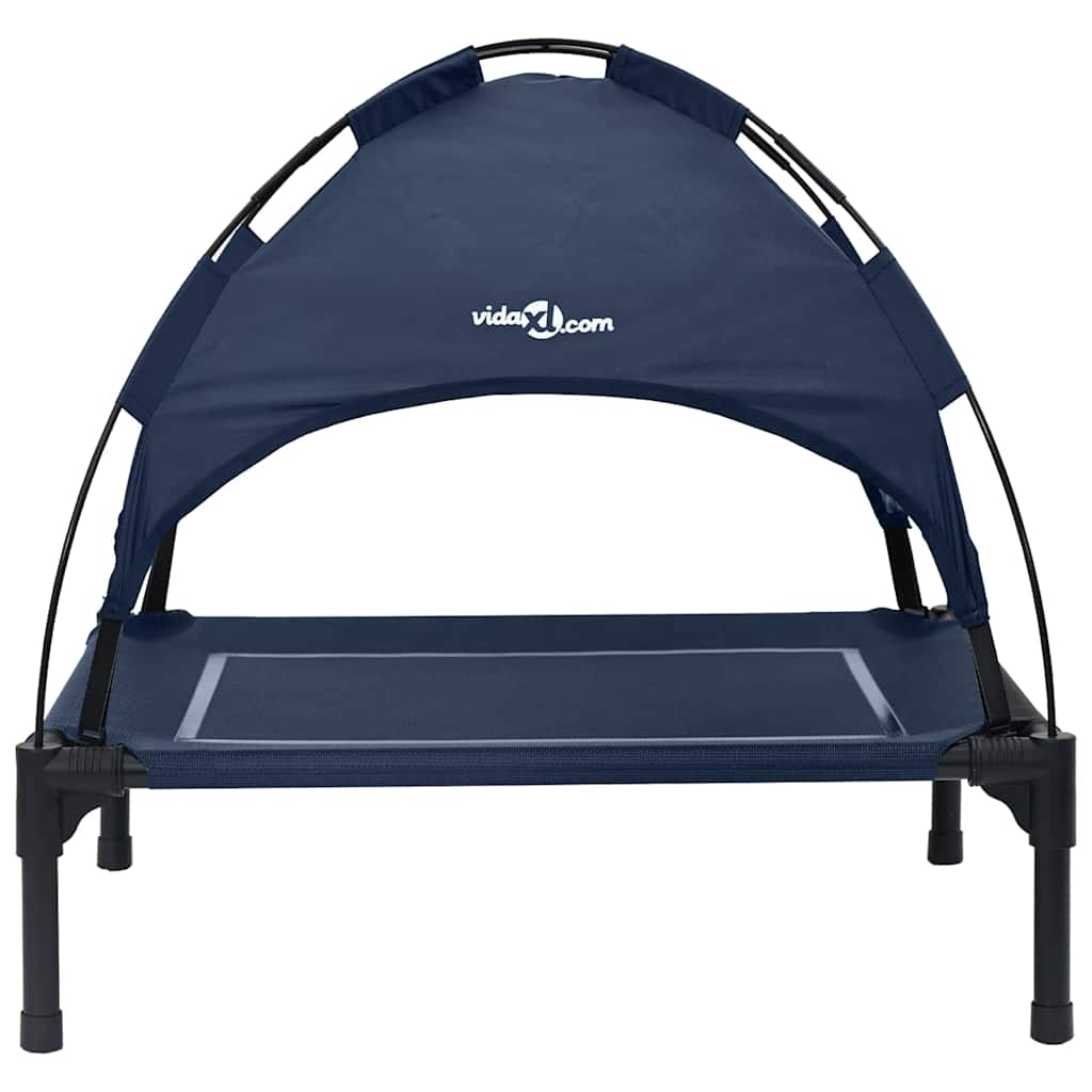 Letto per Cani 71 x 64 x 71 cm Acciaio Blu navy