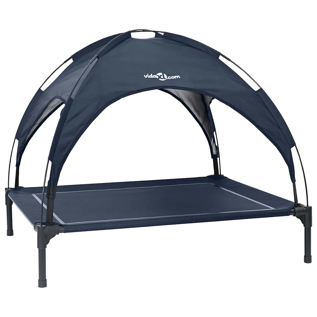 Letto per Cani 90 x 81 x 80,5 cm Acciaio Blu navy