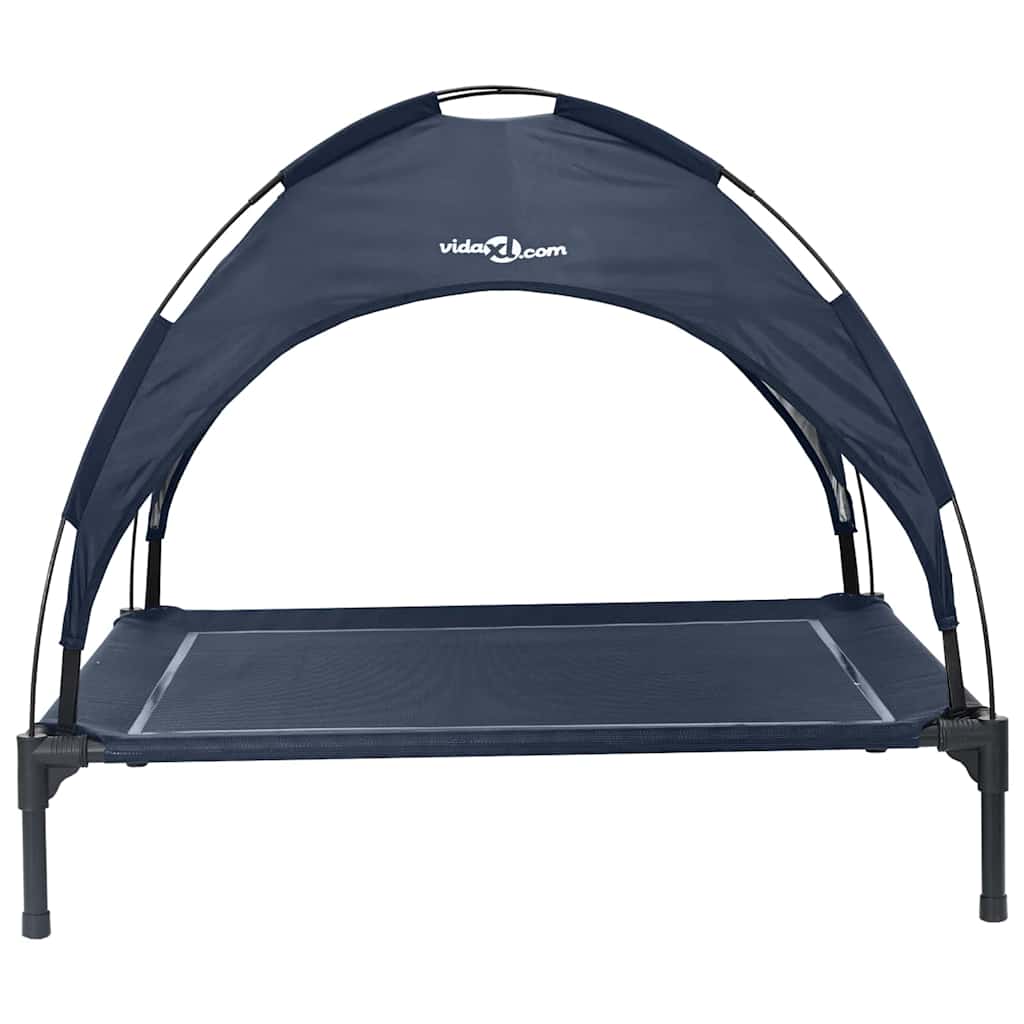 Letto per Cani 90 x 81 x 80,5 cm Acciaio Blu navy