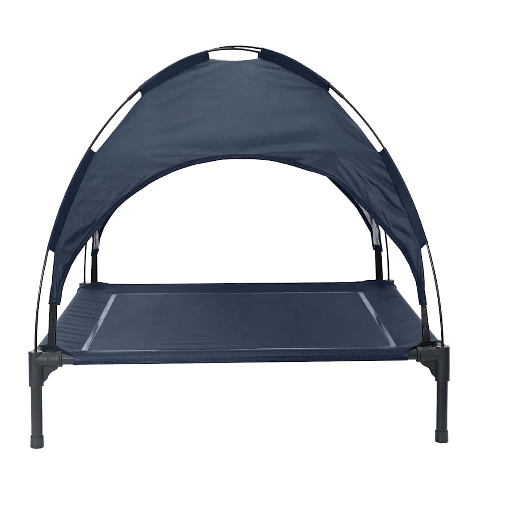 Letto per Cani 90 x 81 x 80,5 cm Acciaio Blu navy