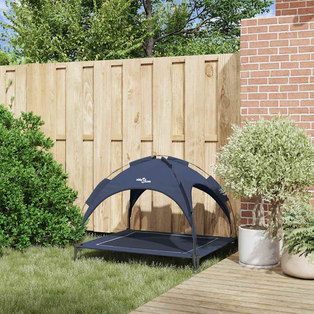 Letto per Cani 104 x 86 x 84,5 cm Acciaio Blu navy