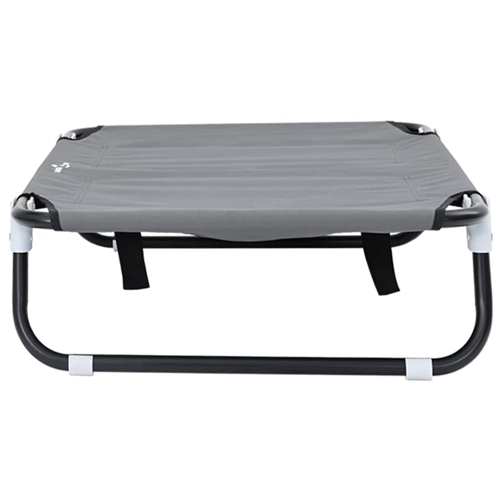 Letto per Cani 70 x 46 x 18 cm Acciaio Grigio Chiaro