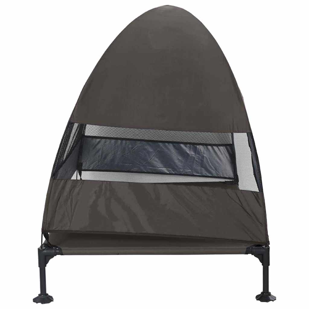 Letto per Cani Elevato 127 x 81 x 108 cm Tessuto e acciaio