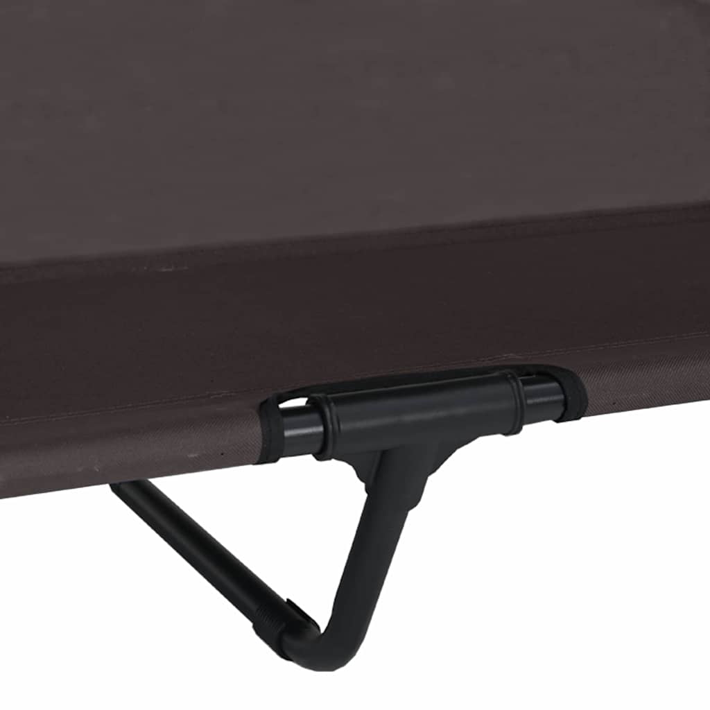 Letto per Cani Elevato 127 x 81 x 108 cm Tessuto e acciaio
