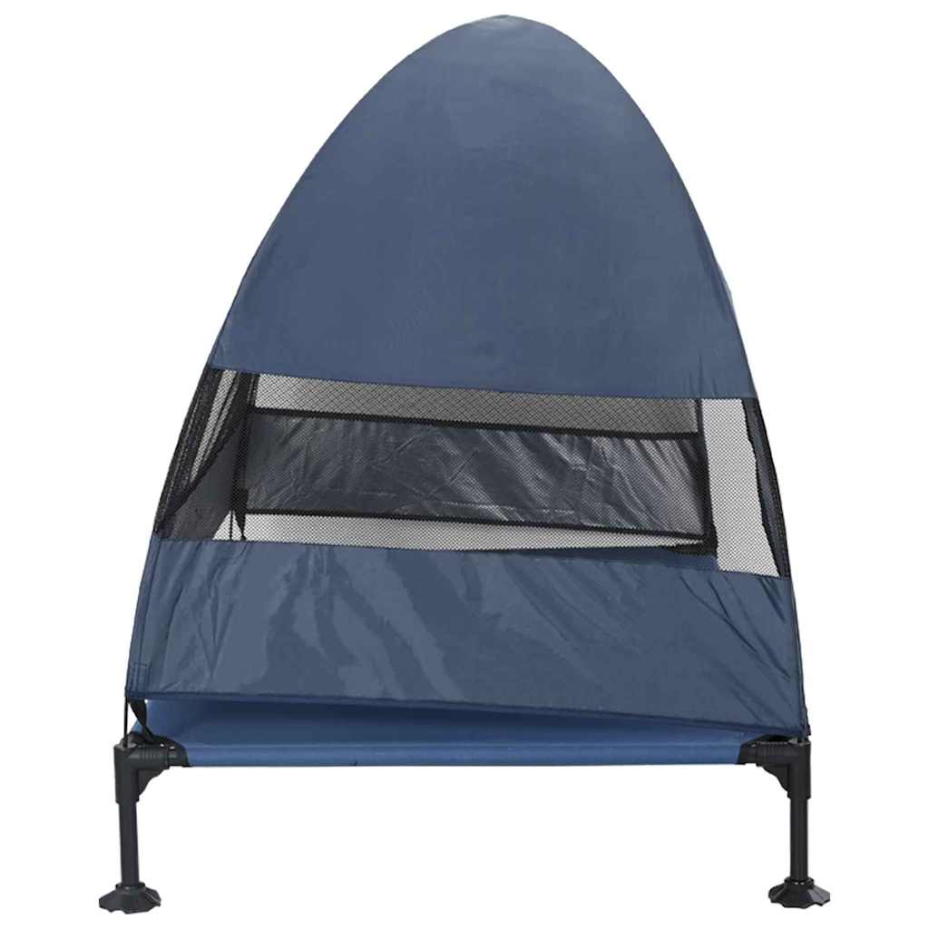 Letto per Cani Elevato 127 x 81 x 108 cm Tessuto e acciaio