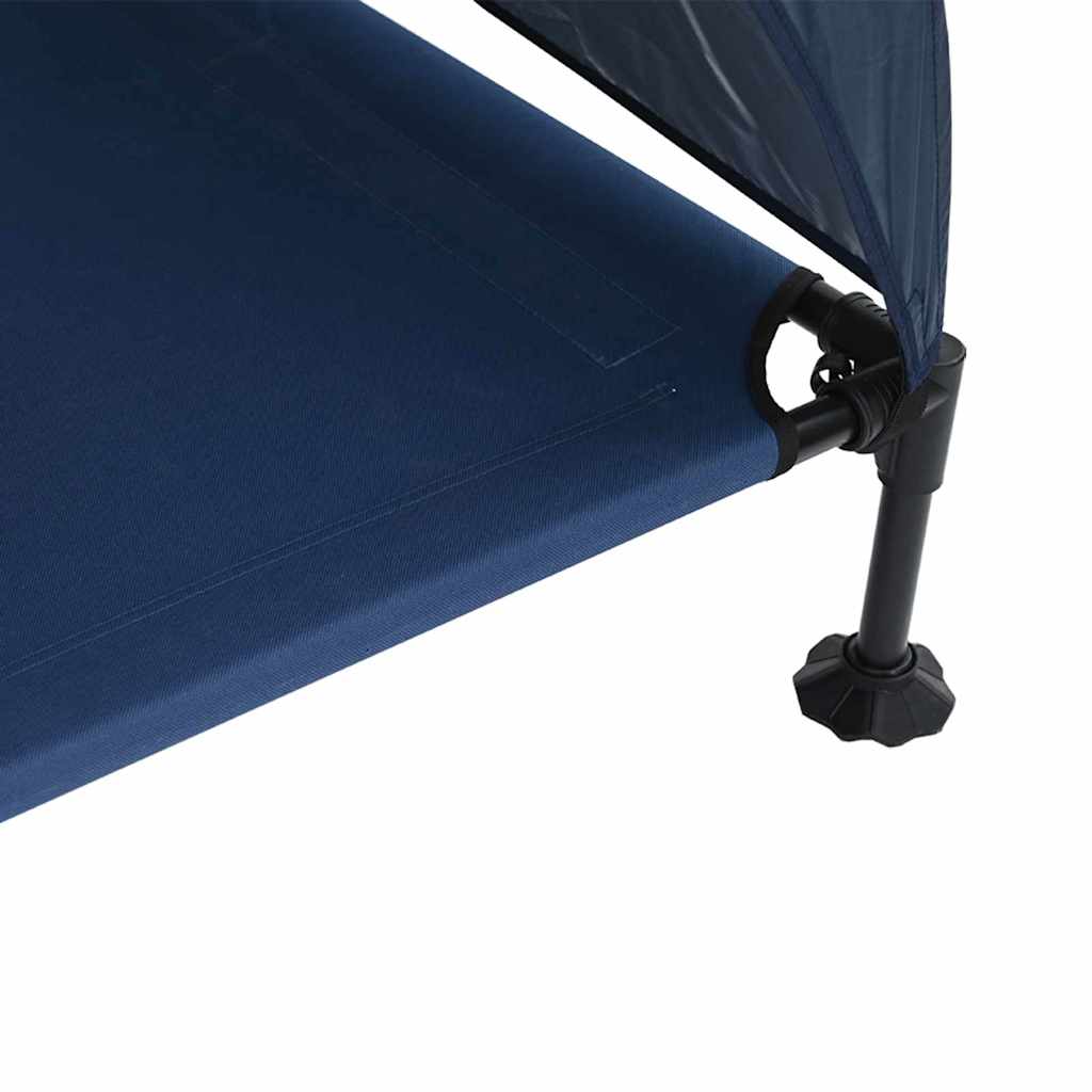 Letto per Cani Elevato 127 x 81 x 108 cm Tessuto e acciaio