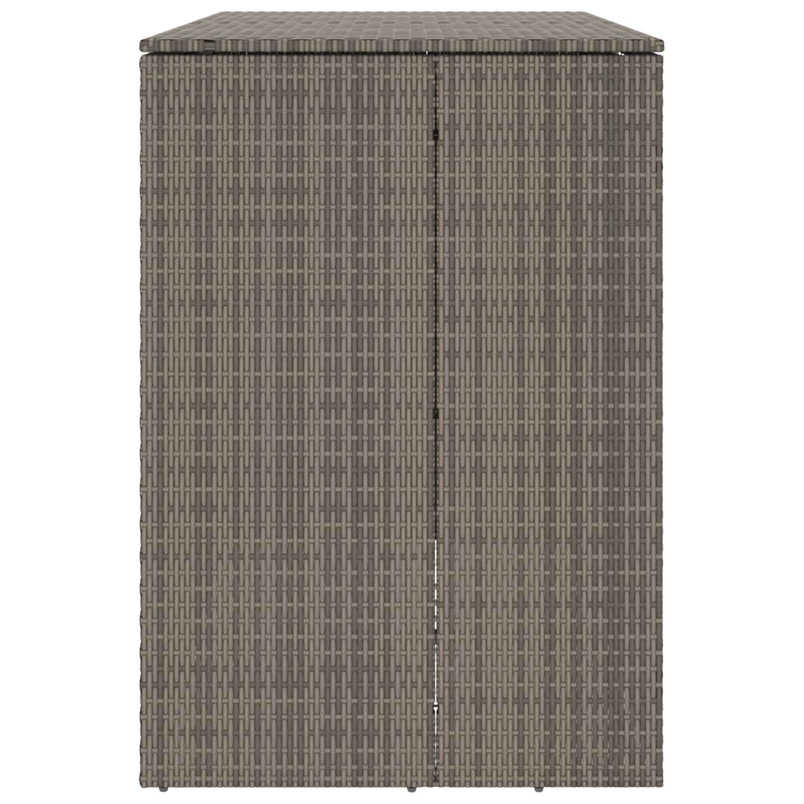 Cassa per Spazzatura 2 pz Grigio 130 x 80 x 115 cm Polietilene
