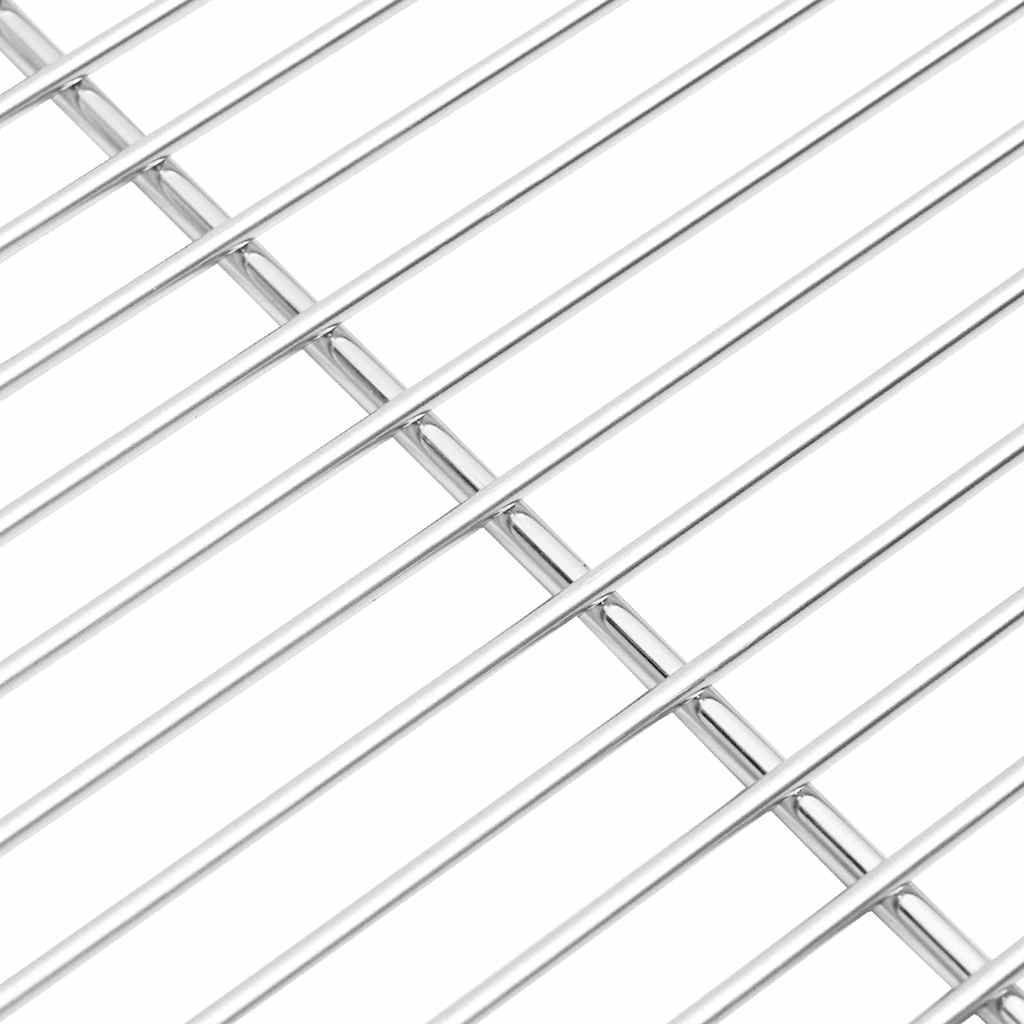 Griglia 67 x 40 cm Acciaio Inox Argento