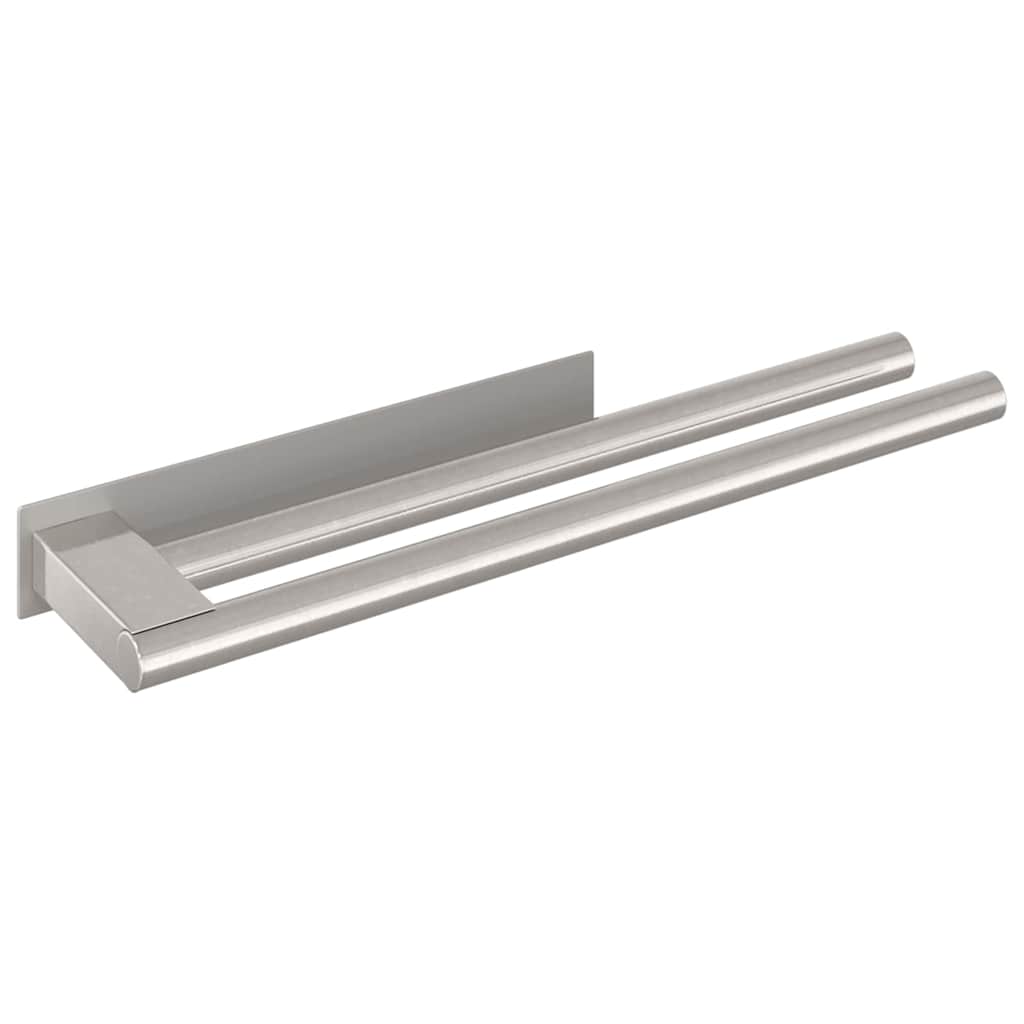 Porta asciugamani Argento 40 x 9 x 4 cm Acciaio inossidabile