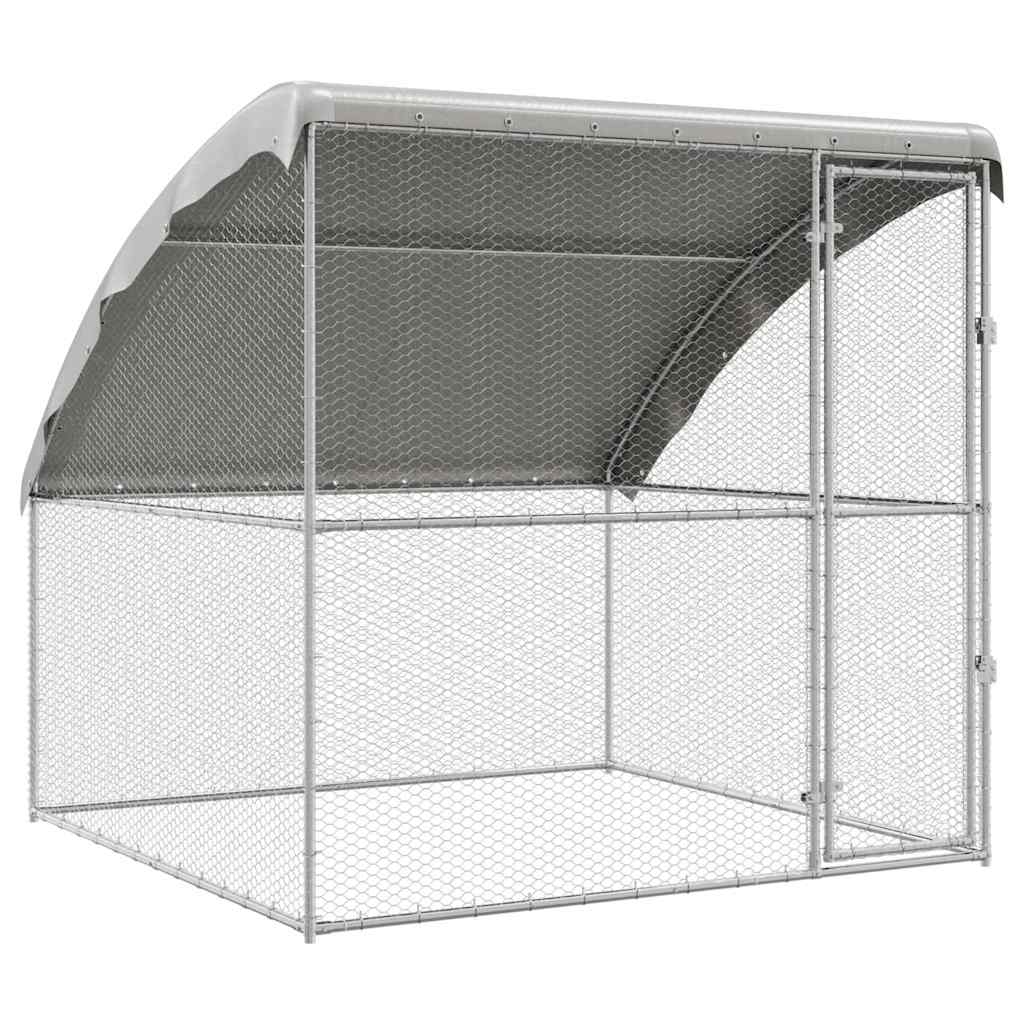 Gabbia per polli Argento 2 x 2 x 2 m Acciaio zincato