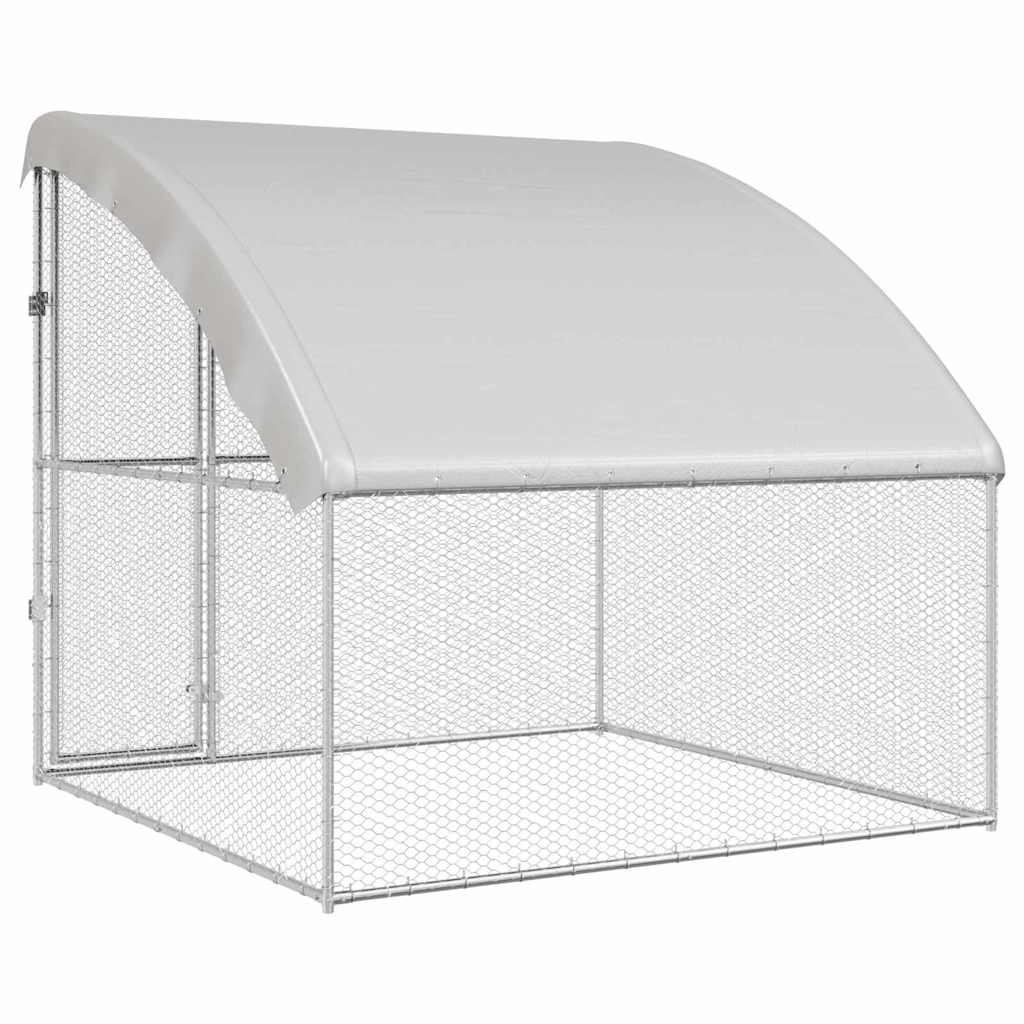 Gabbia per polli Argento 2 x 2 x 2 m Acciaio zincato