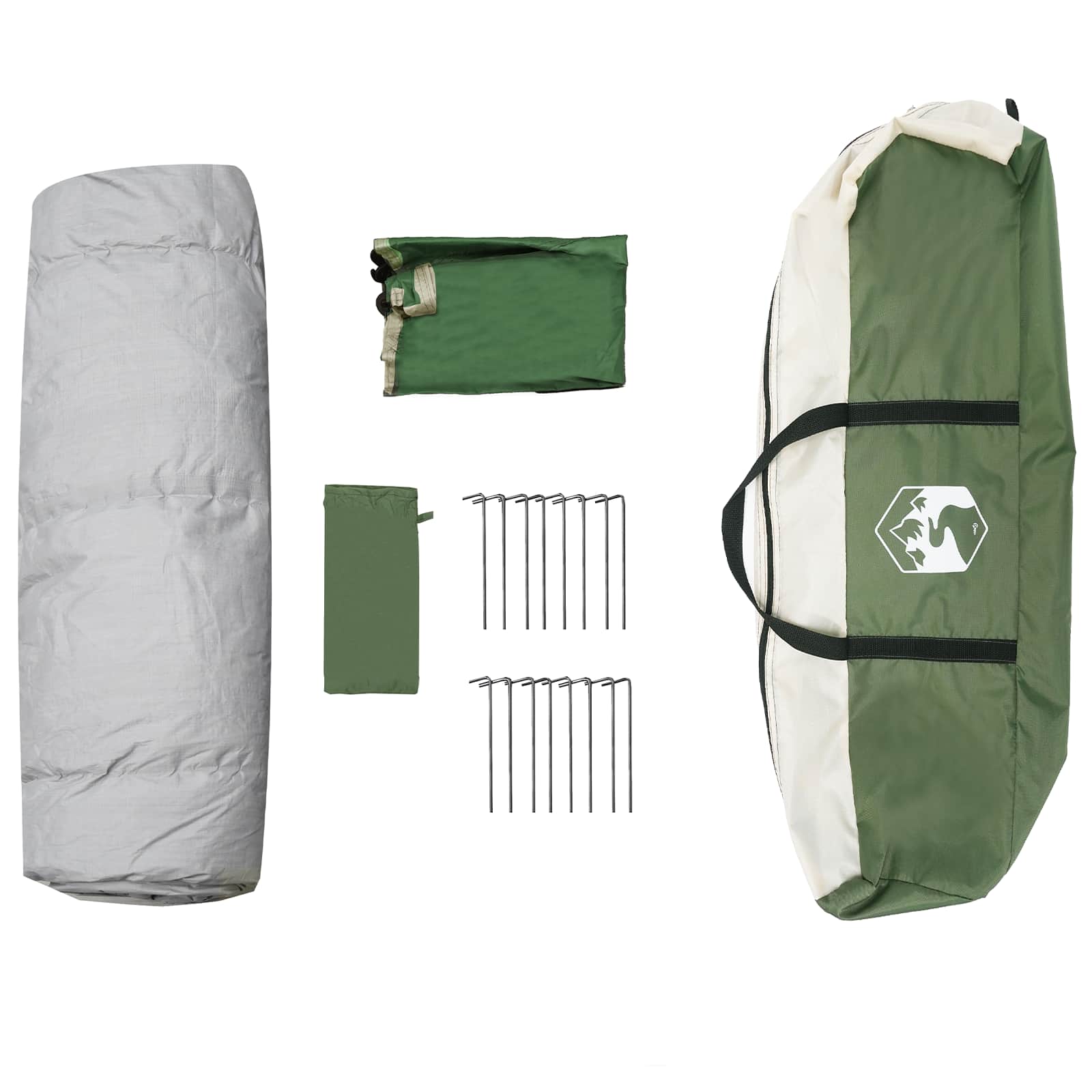 4 persona Verde Poliestere 185T