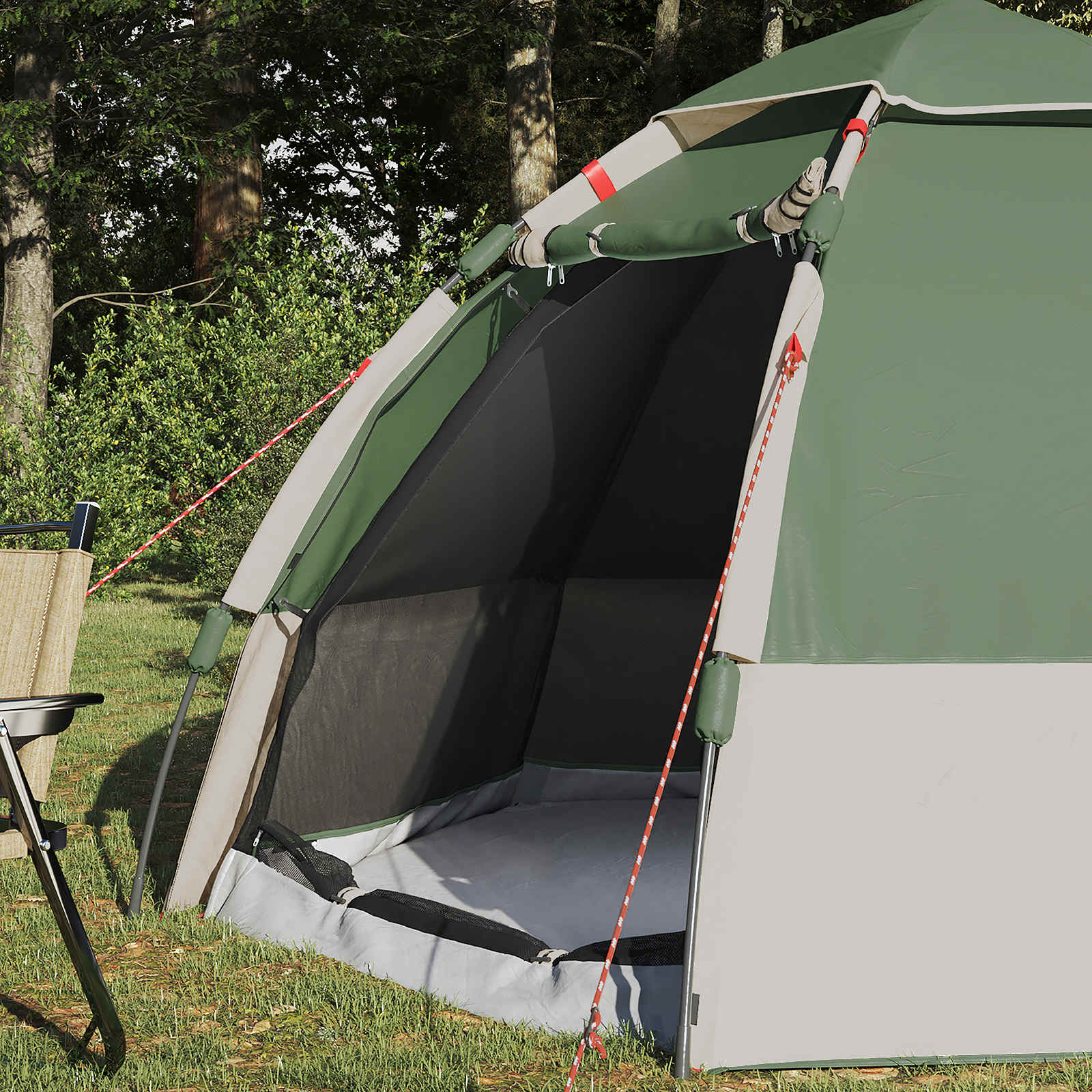 4 persona Verde Poliestere 185T