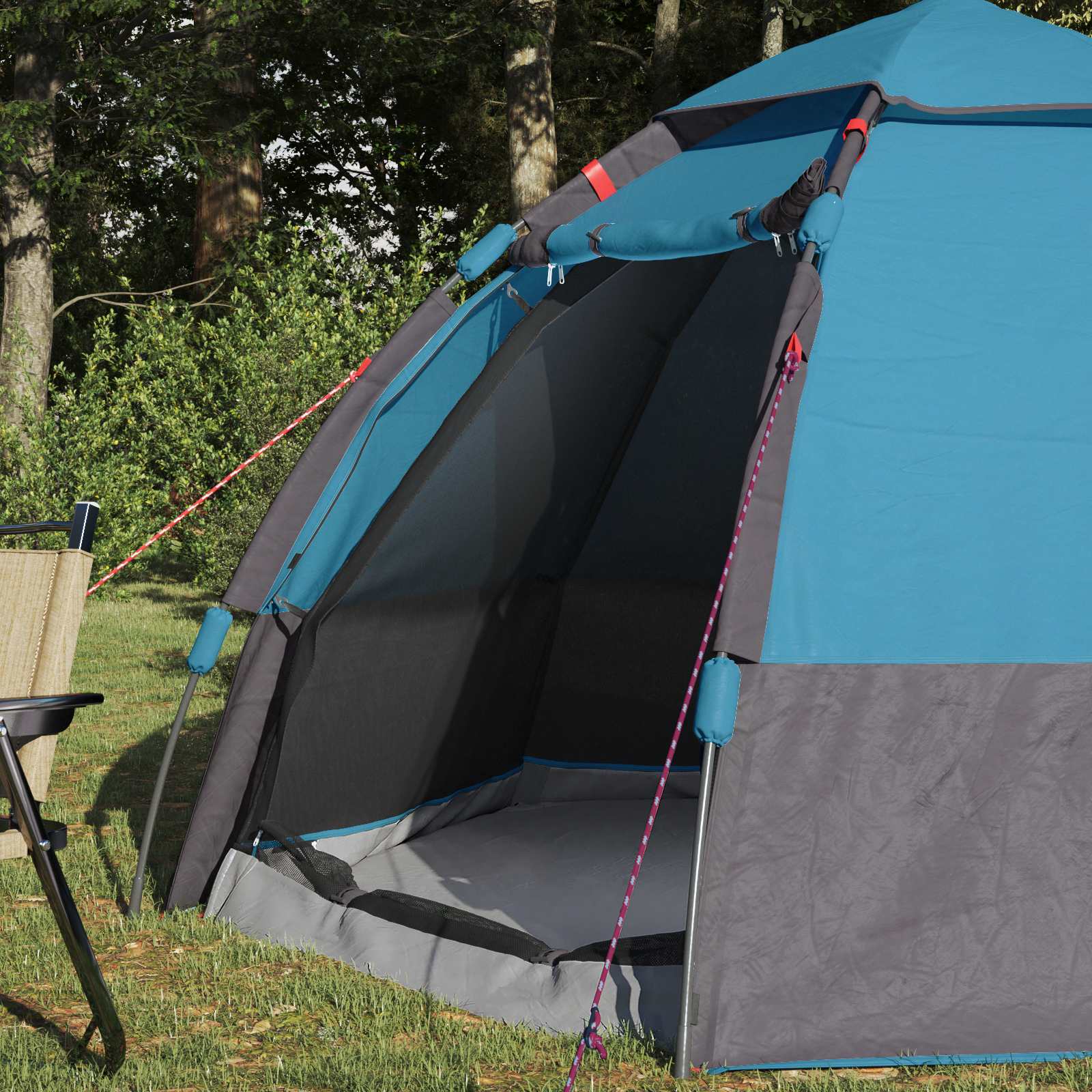 4 persona Blu Poliestere 185T