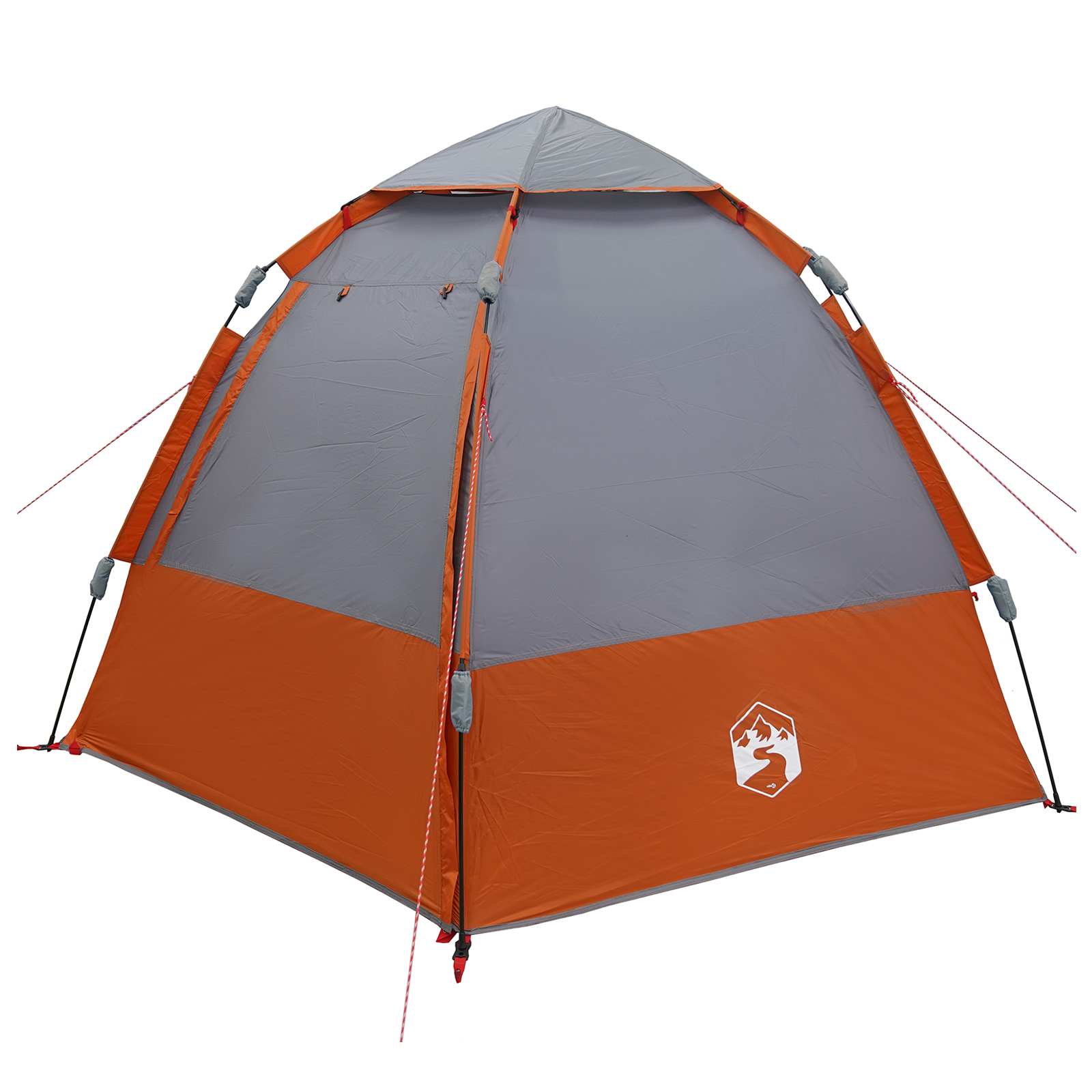 4 persona Grigio e arancione Poliestere 185T