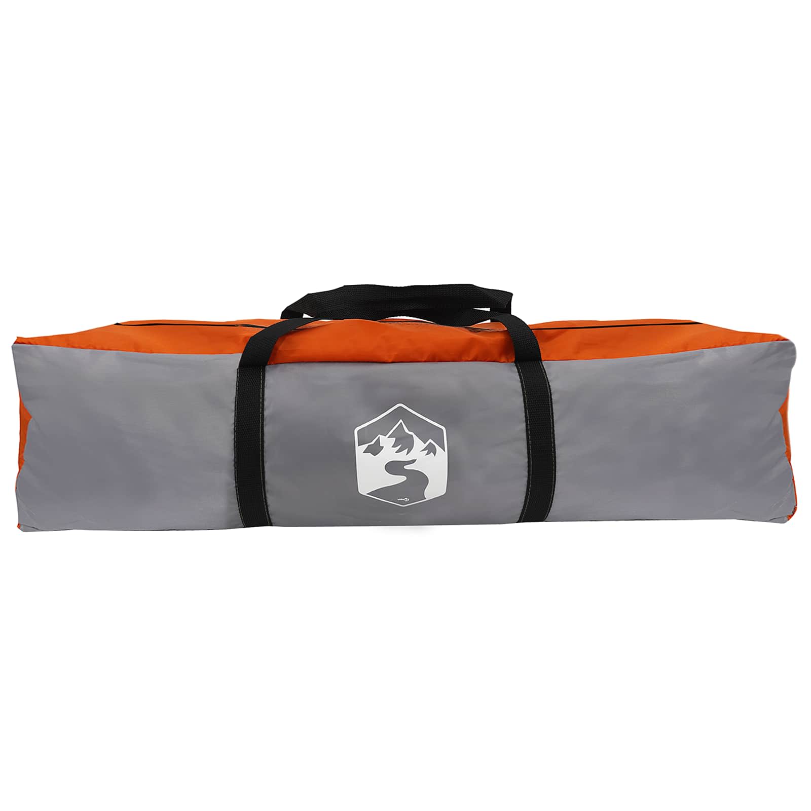 4 persona Grigio e arancione Poliestere 185T