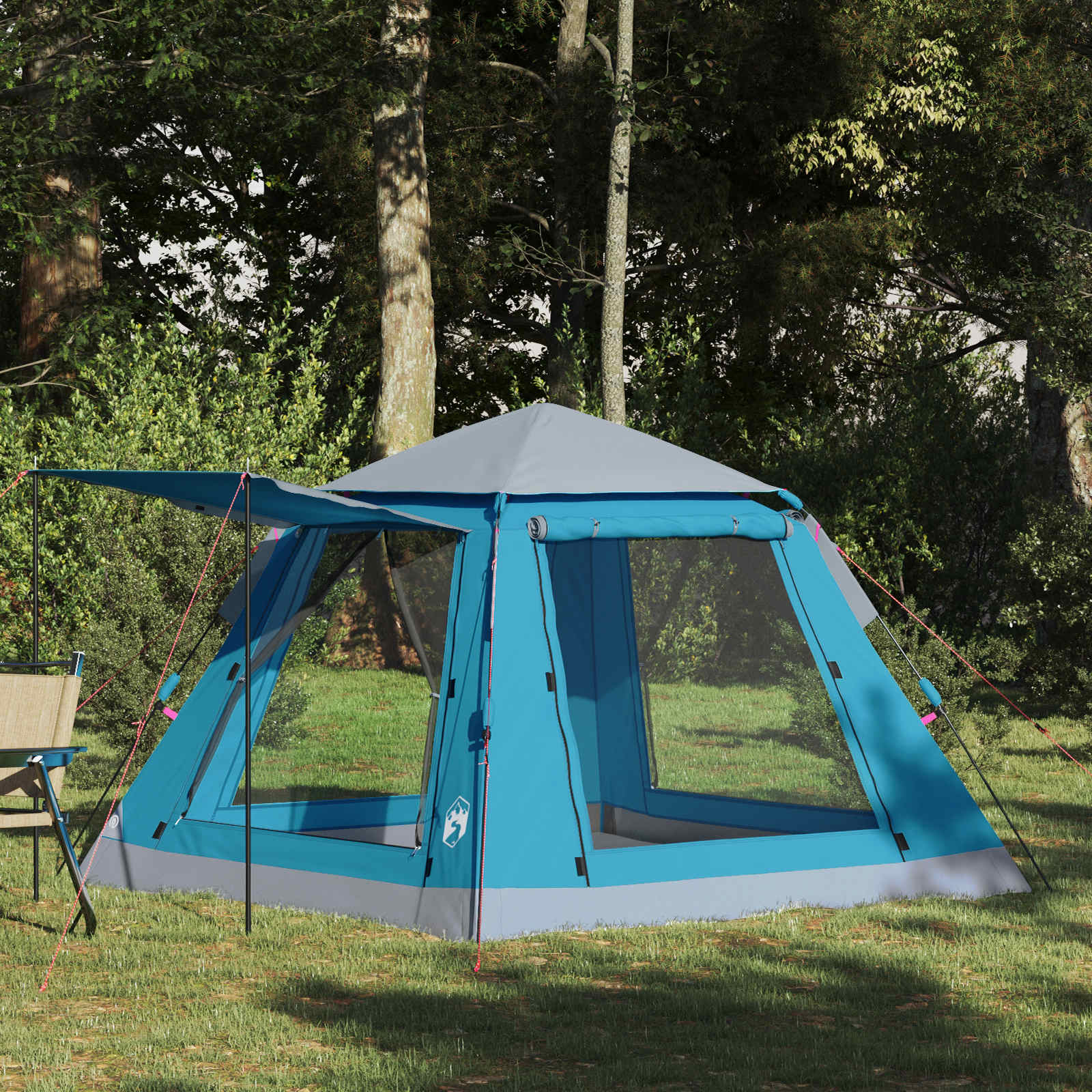 3 persona Blu Poliestere 185T