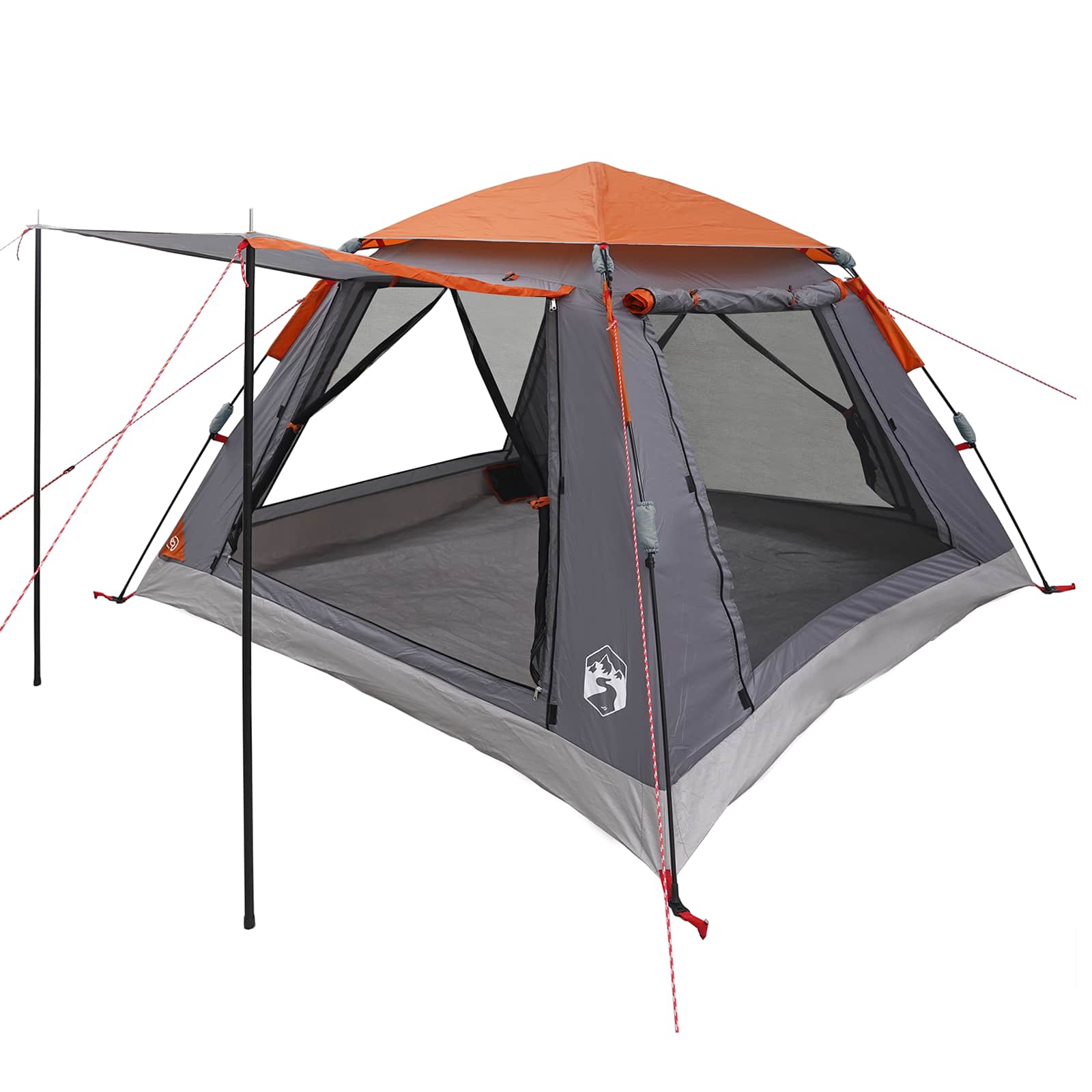 3 persona Grigio e arancione Poliestere 185T