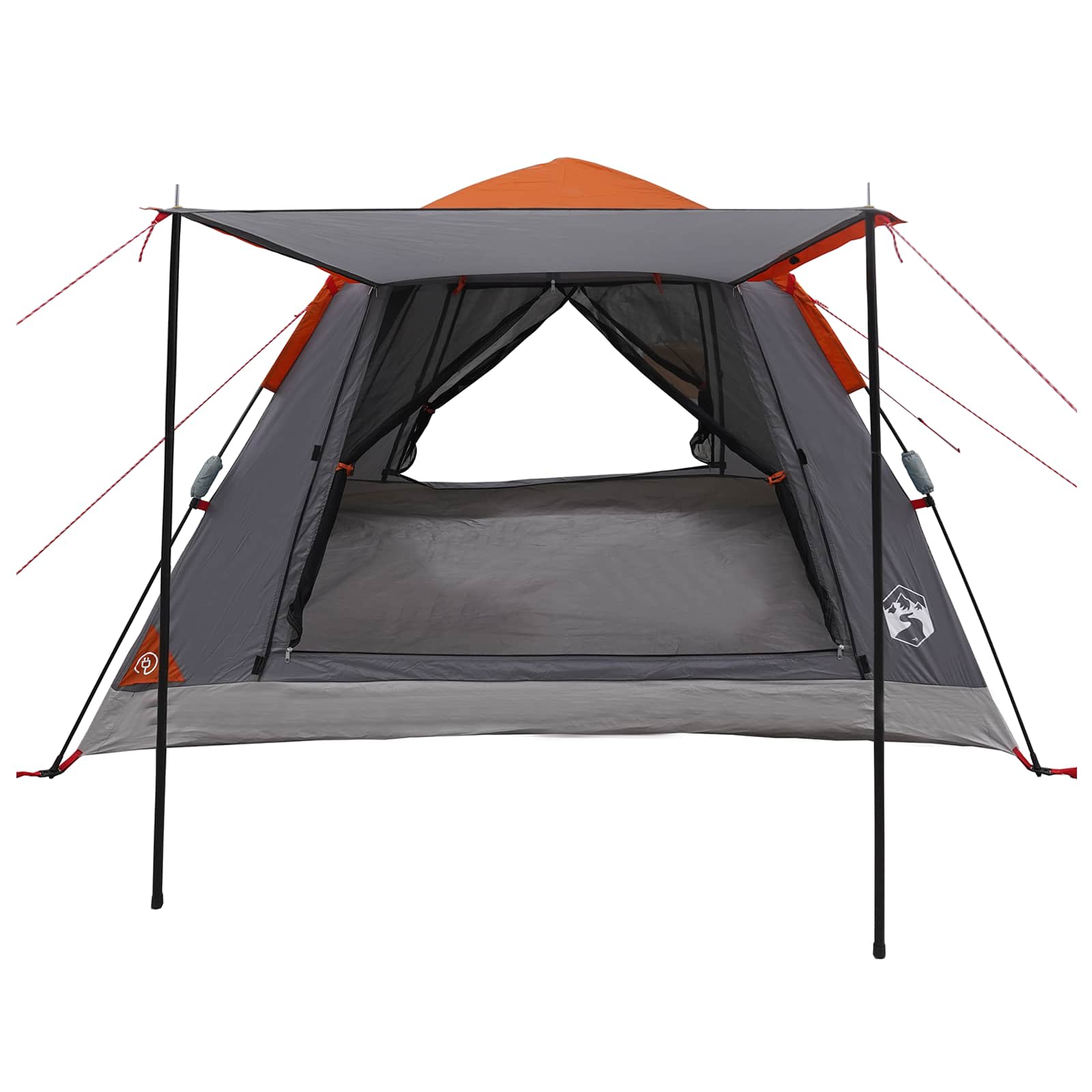 3 persona Grigio e arancione Poliestere 185T