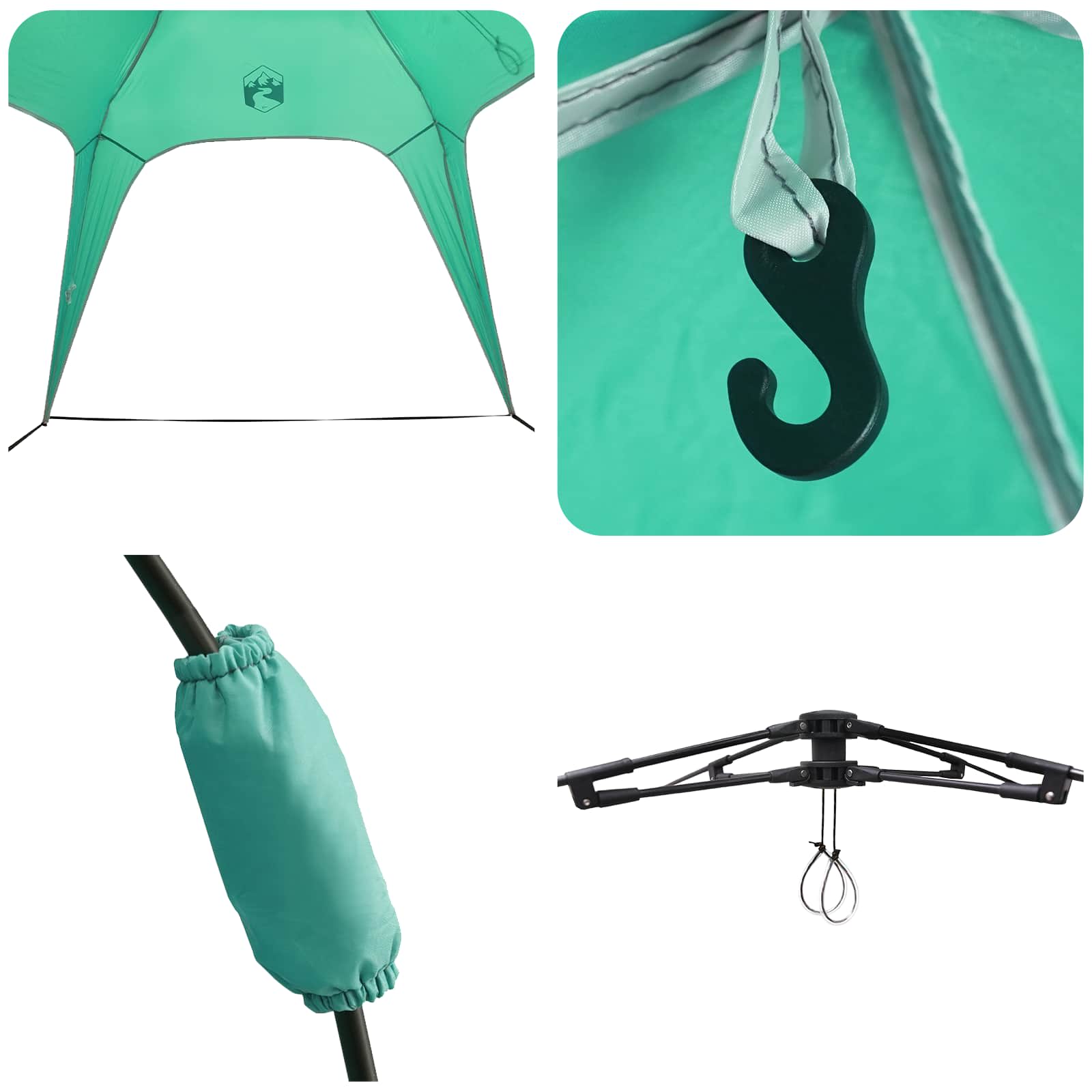 Tenda istantanea per 4 persone con rilascio rapido 4 persona