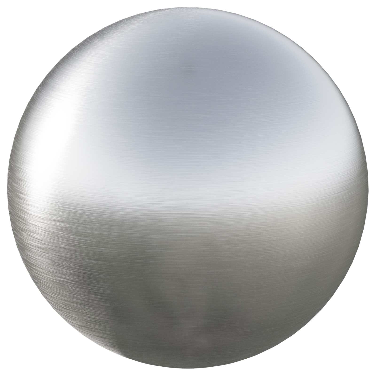 Palla Spazzolata 6 pz Ø 7,5 cm Argento Acciaio Inossidabile 201