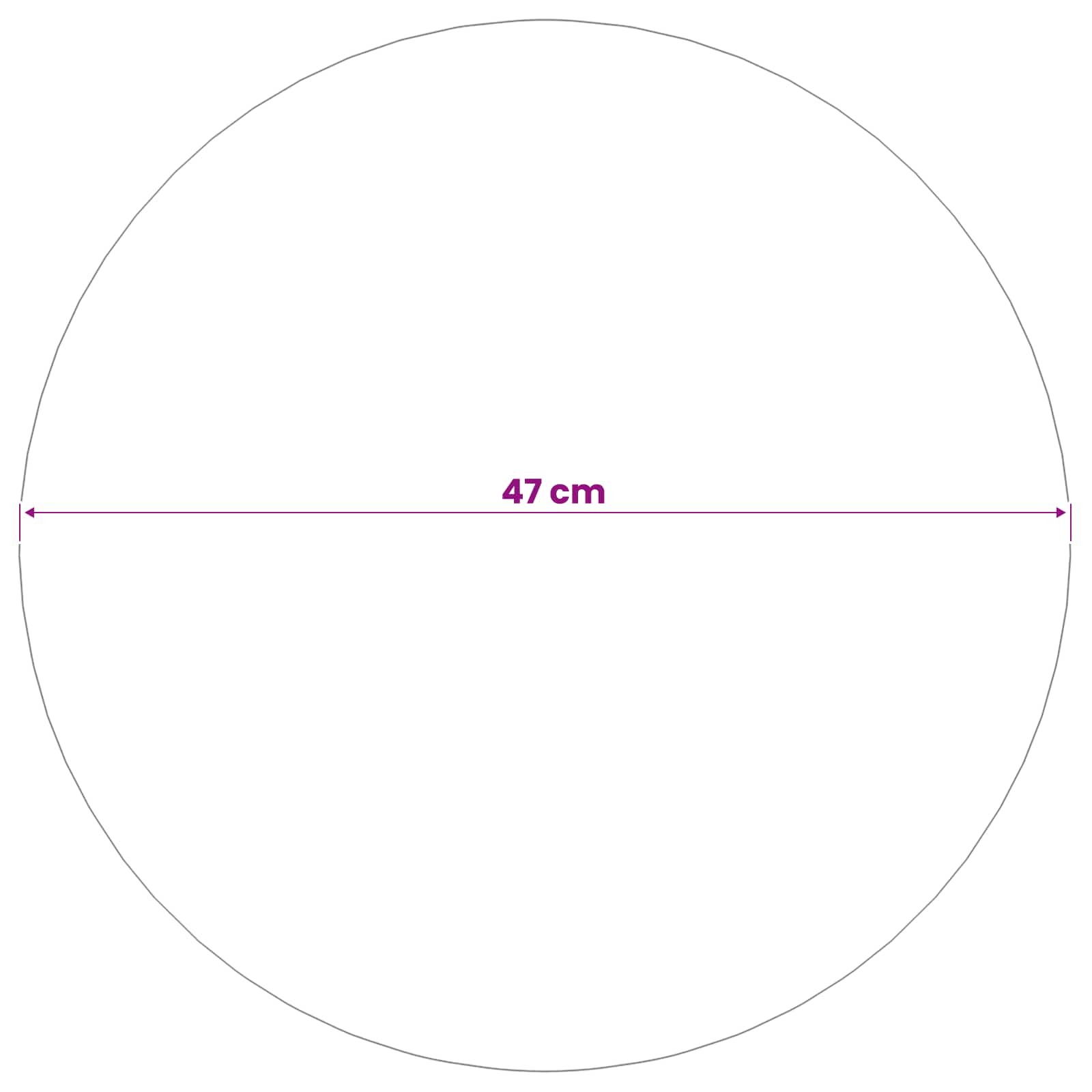 Palla Spazzolata Ø 47 cm Argento Acciaio Inossidabile 201