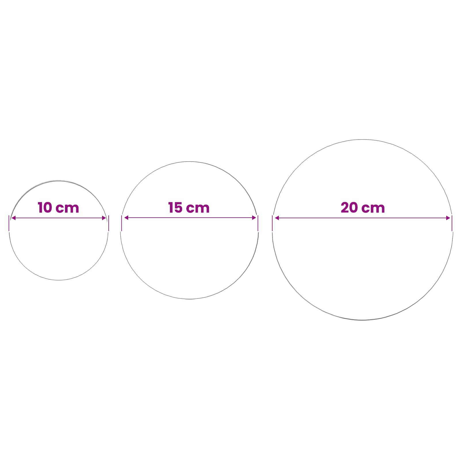 Palla Spazzolata 3 pz Ø 20 cm Argento Acciaio Inossidabile 201