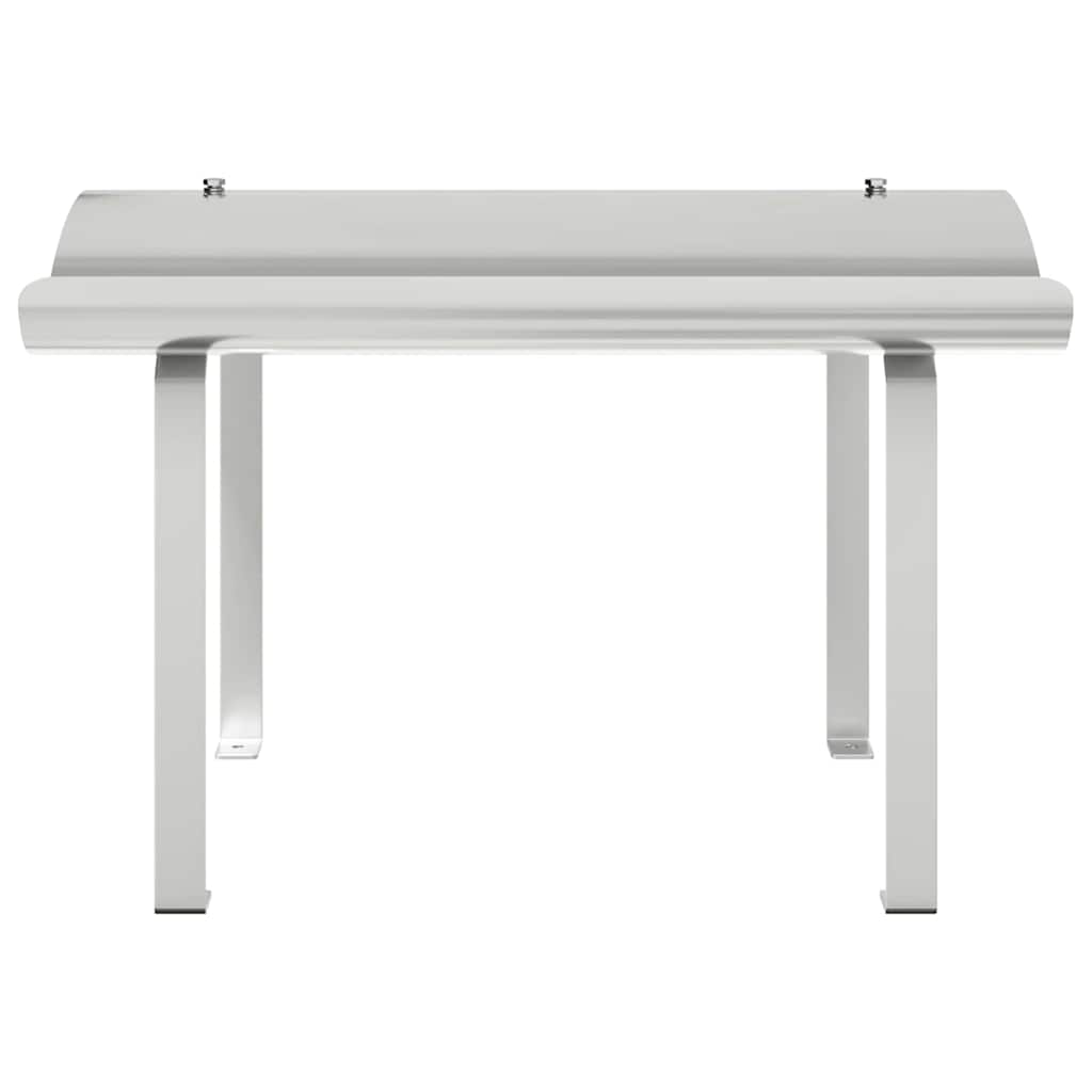 Cappello per Camino Argento 59,5 x 50 x 36,5 cm Acciaio Inox
