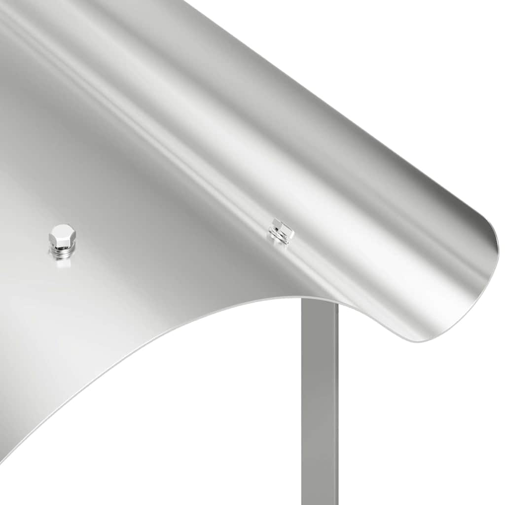 Cappello per Camino Argento 59,5 x 50 x 36,5 cm Acciaio Inox