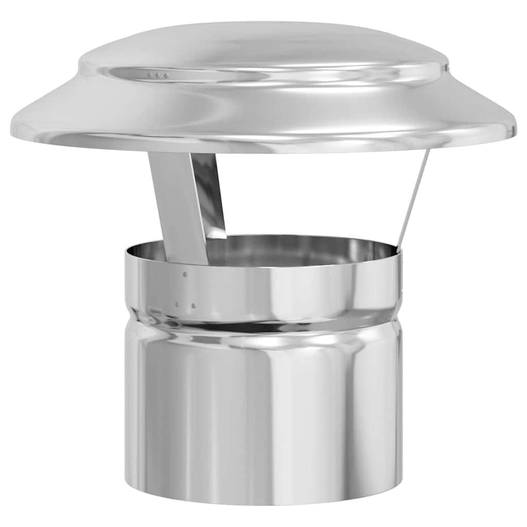Copertura per Camino Argento 20 x 20 x 18 cm Acciaio Inox