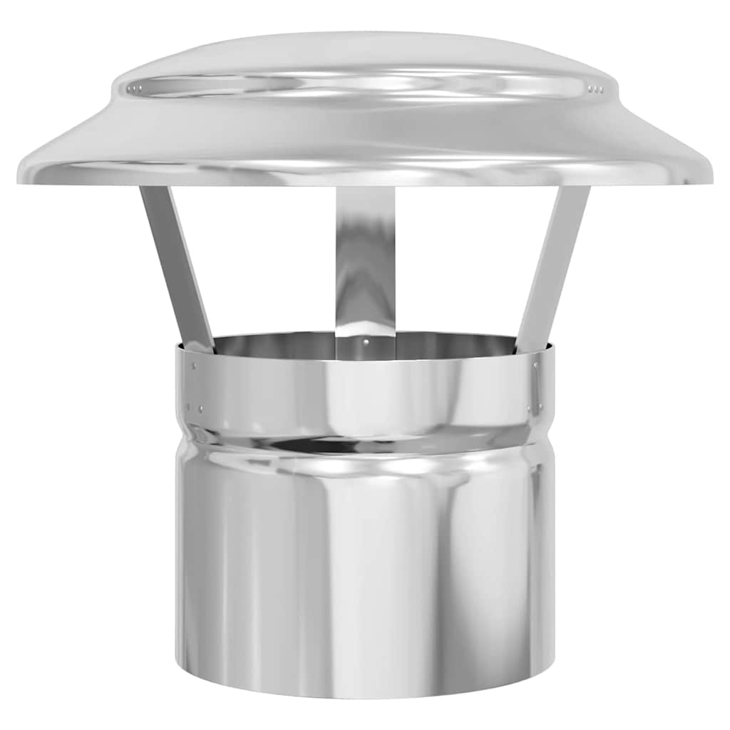 Copertura per Camino Argento 20 x 20 x 18 cm Acciaio Inox