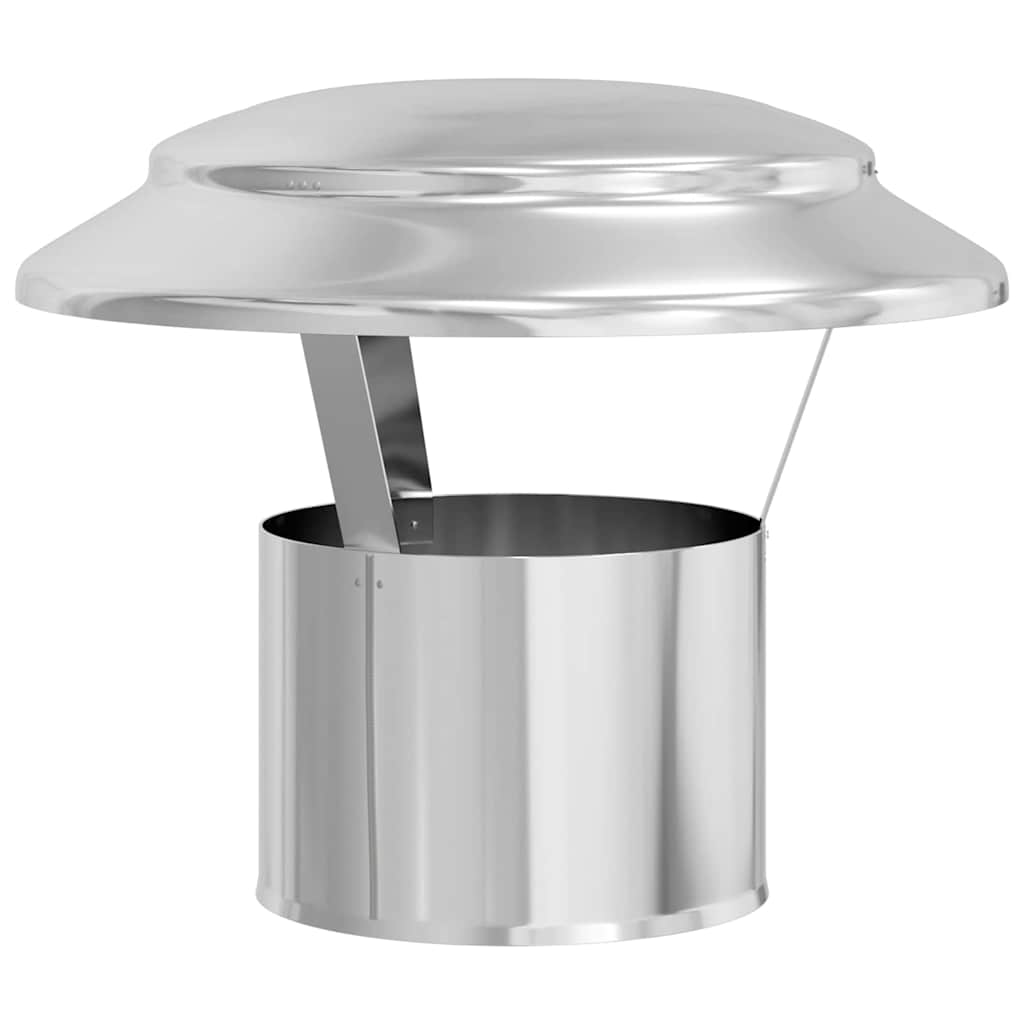 Copertura per Camino Argento 25 x 25 x 20 cm Acciaio Inox