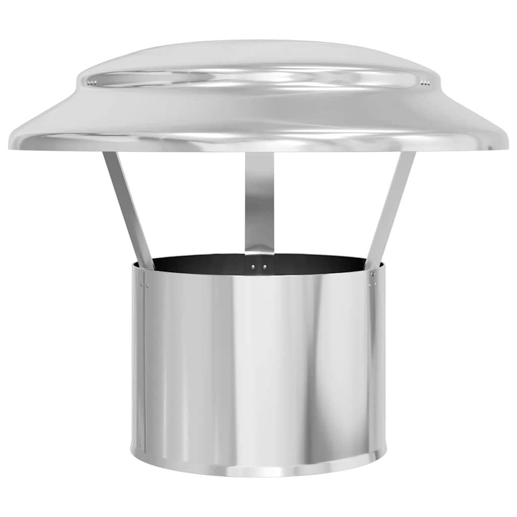 Copertura per Camino Argento 25 x 25 x 20 cm Acciaio Inox