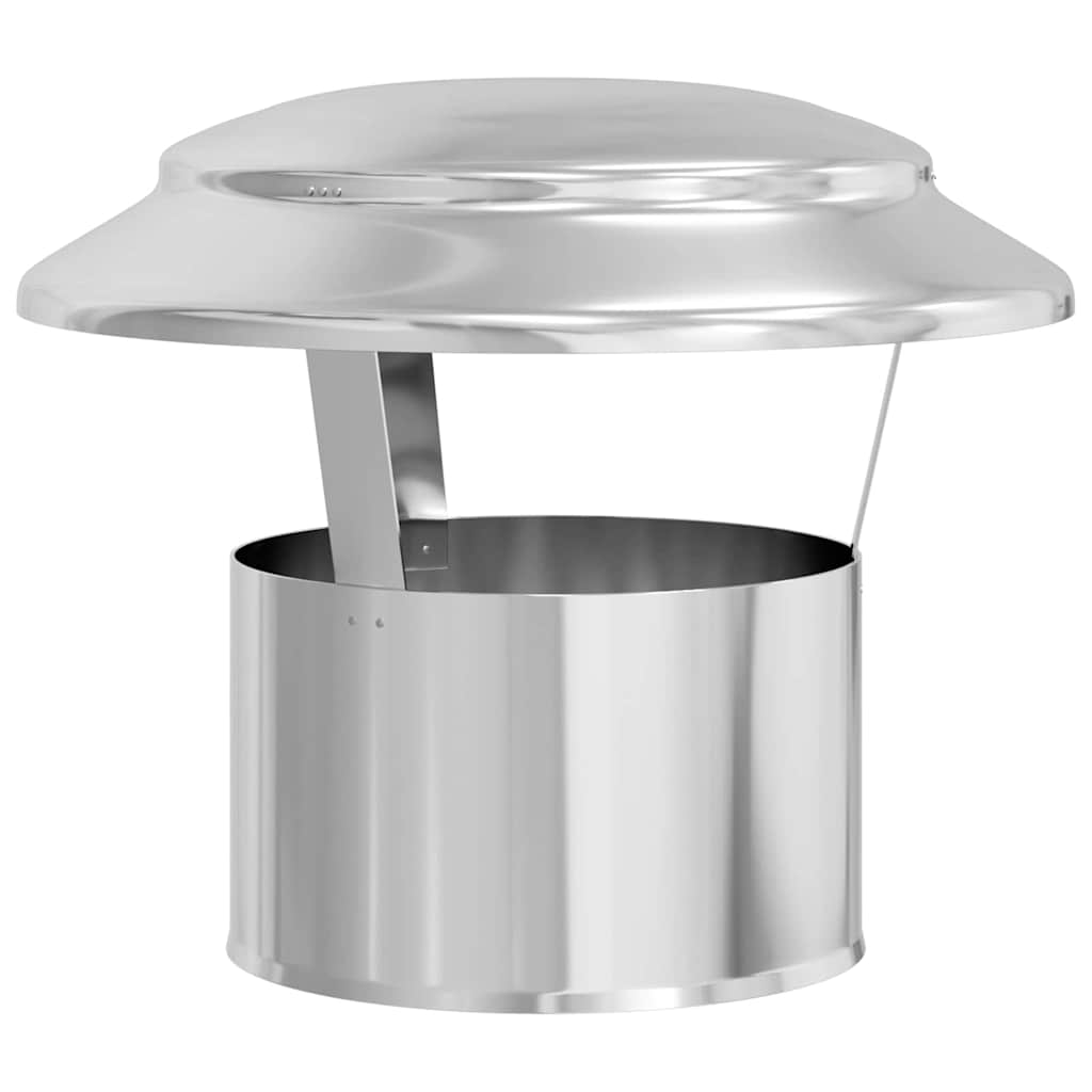 Copertura per Camino Argento 25 x 25 x 20 cm Acciaio Inox