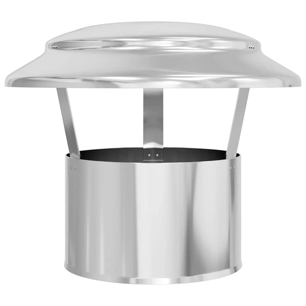 Copertura per Camino Argento 25 x 25 x 20 cm Acciaio Inox