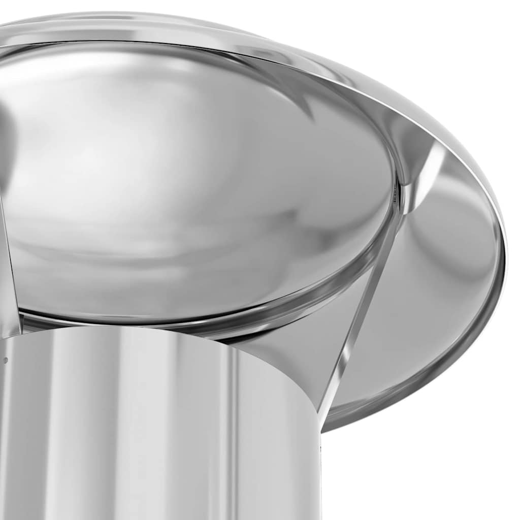 Copertura per Camino Argento 25 x 25 x 20 cm Acciaio Inox