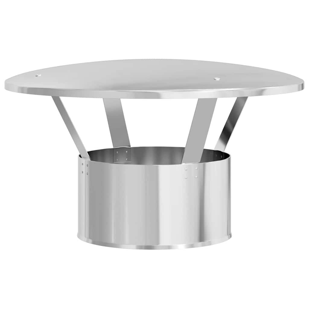 Copertura per Camino Argento 35 x 35 x 20 cm Acciaio Inox