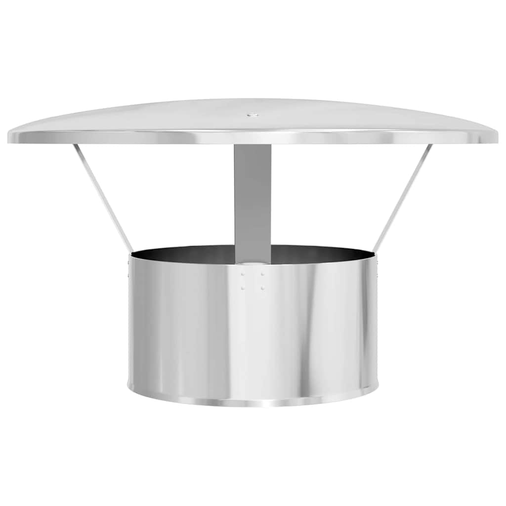 Copertura per Camino Argento 35 x 35 x 20 cm Acciaio Inox