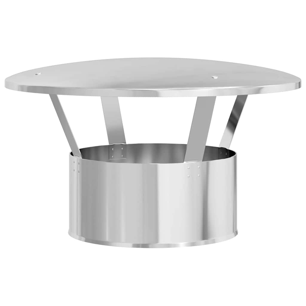 Copertura per Camino Argento 35 x 35 x 20 cm Acciaio Inox