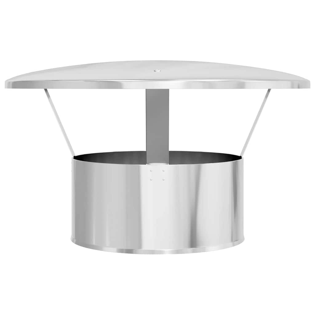 Copertura per Camino Argento 35 x 35 x 20 cm Acciaio Inox