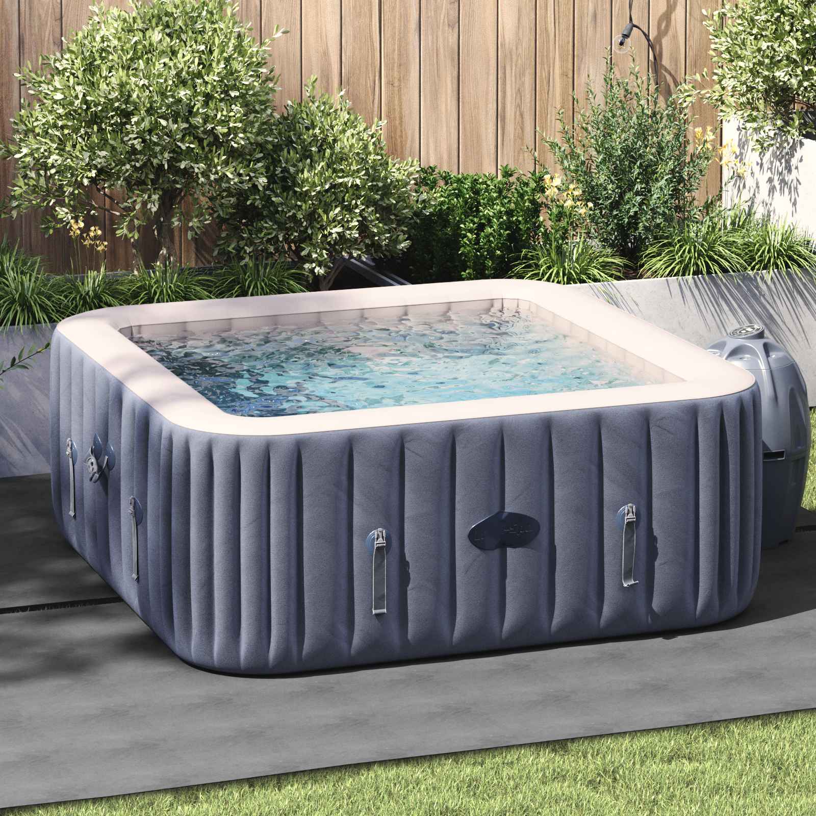 Telo per Fondo Piscina 274 x 274 x 0,1 cm Quadrato