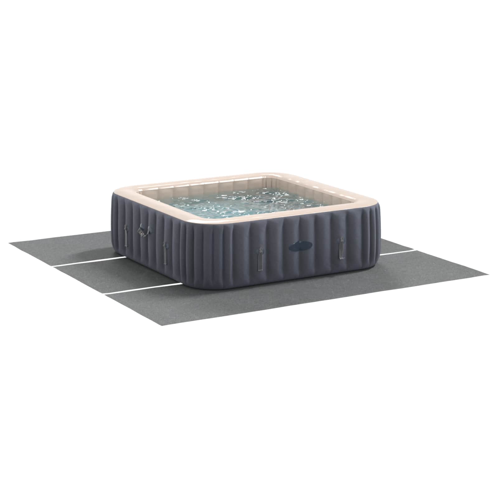 Telo per Fondo Piscina 396 x 396 x 0,1 cm Quadrato