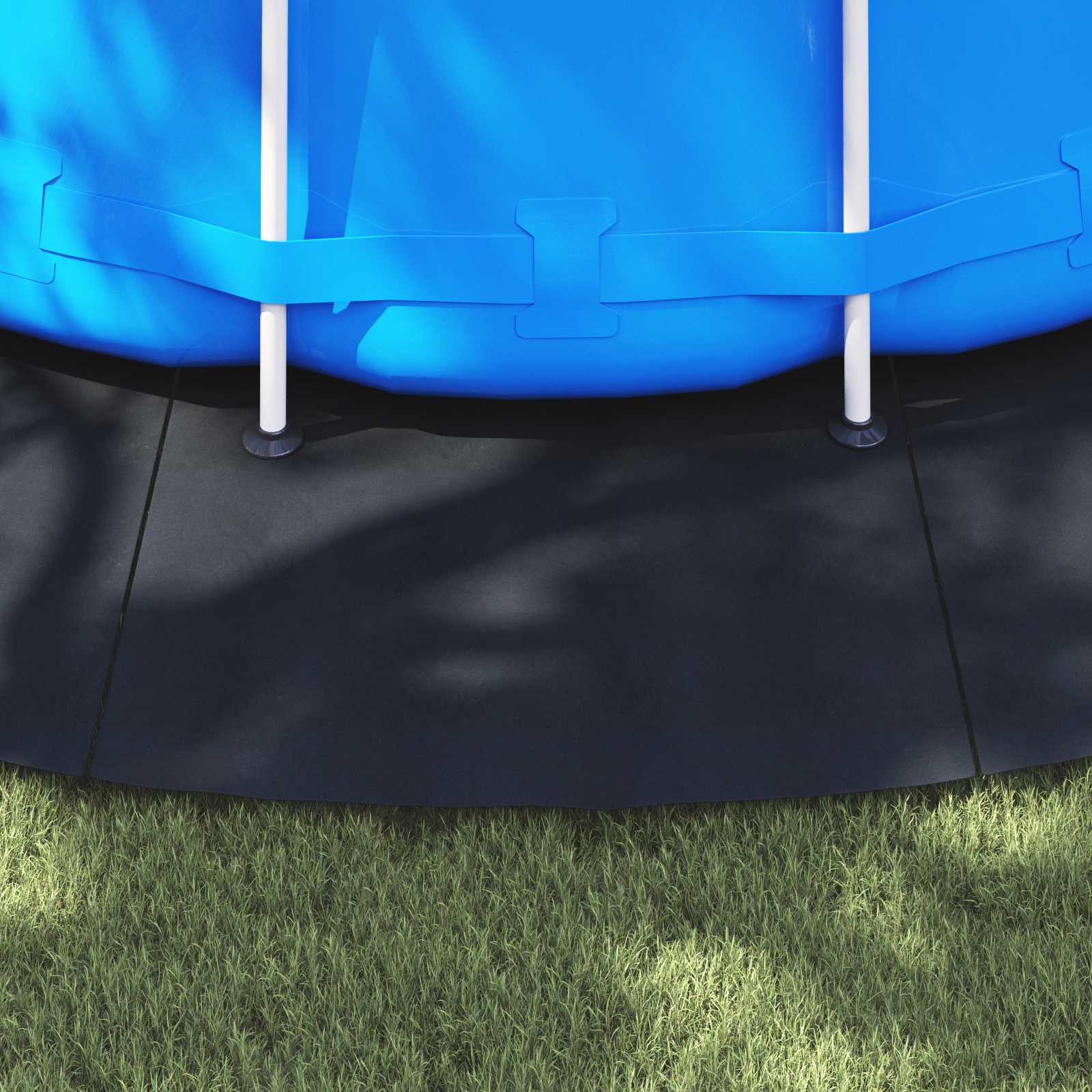 Telo per Fondo Piscina Ø 610 cm (1 mm) Rotondo Nero
