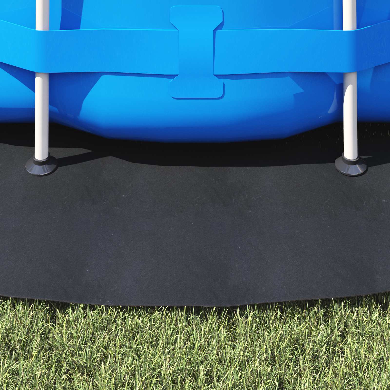 Telo per Fondo Piscina Ø 366 cm (2 mm) Rotondo Nero