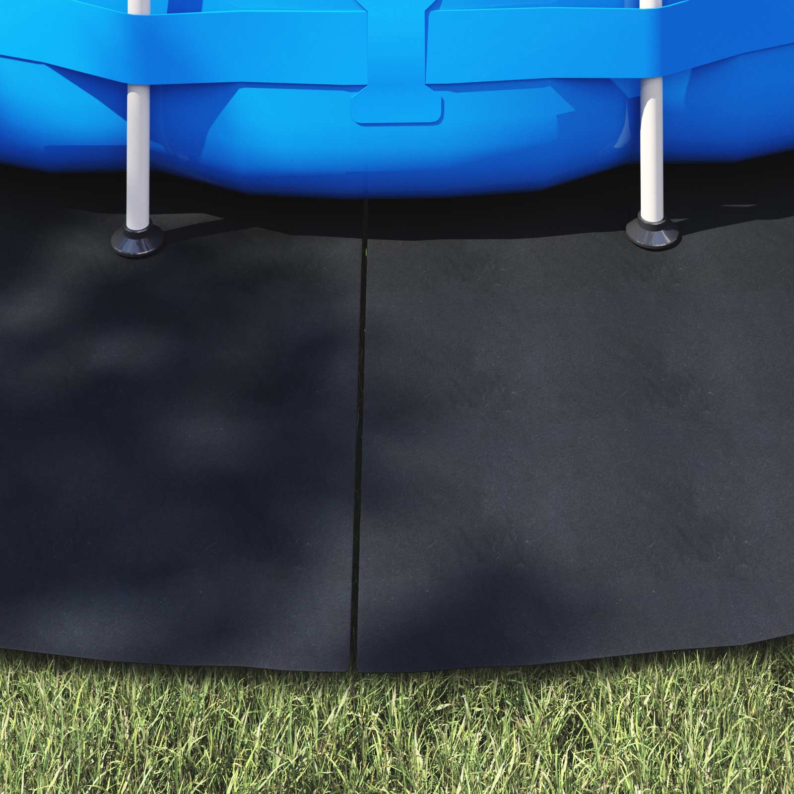 Telo per Fondo Piscina Ø 500 cm (2 mm) Rotondo Nero