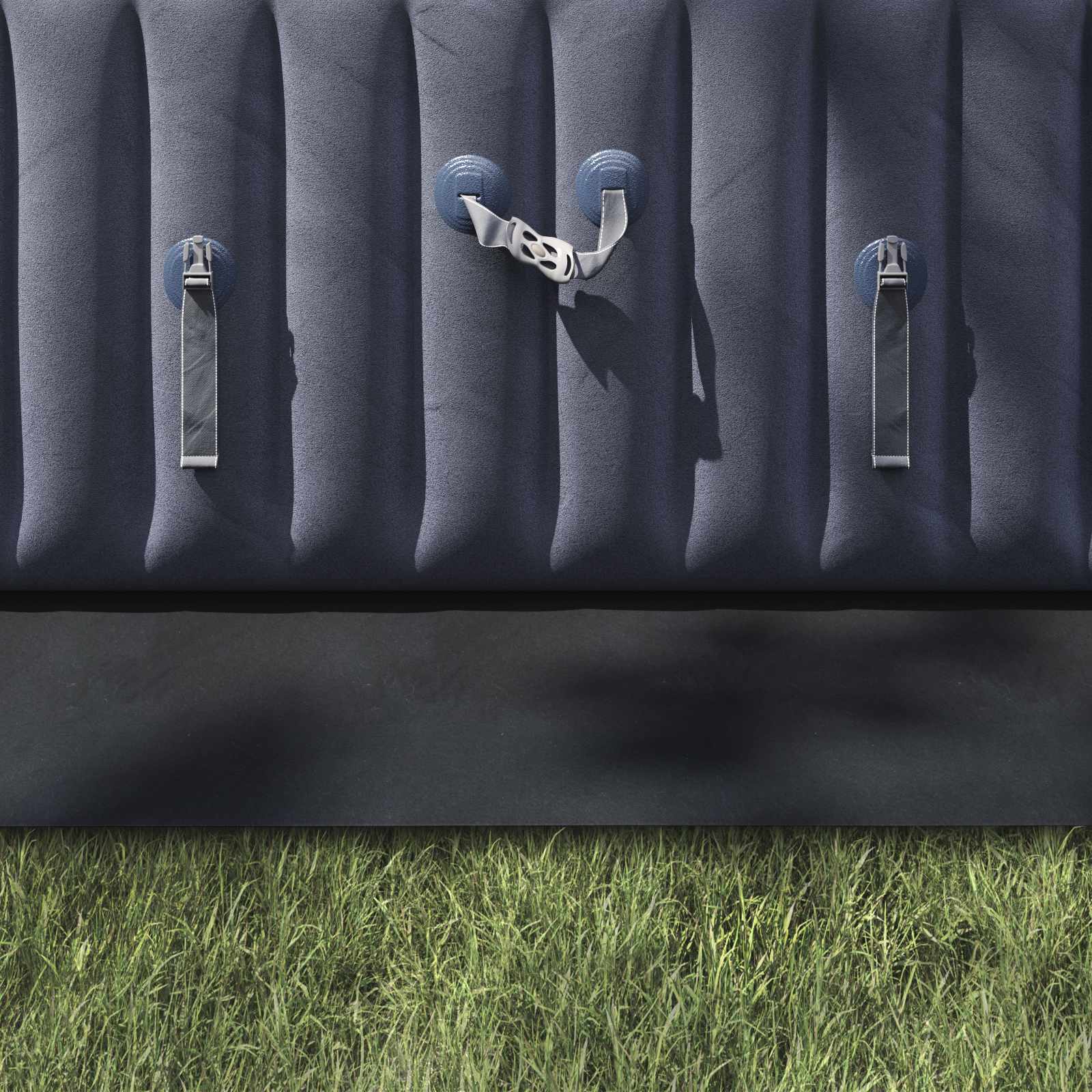 Telo per Fondo Piscina 640 x 321 x 0,1 cm Rettangolare Nero