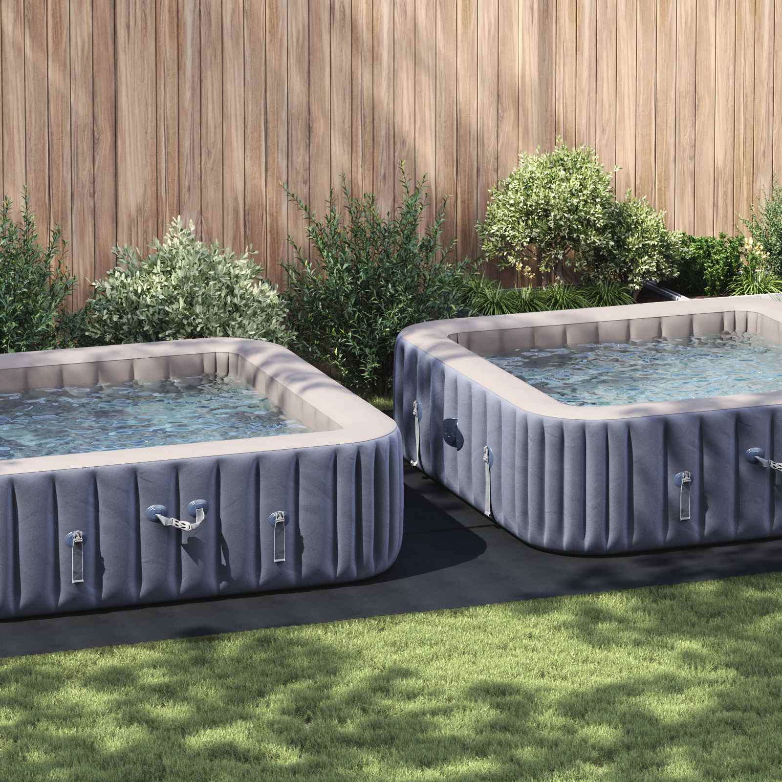 Telo per Fondo Piscina 750 x 372 x 0,1 cm Rettangolare Nero