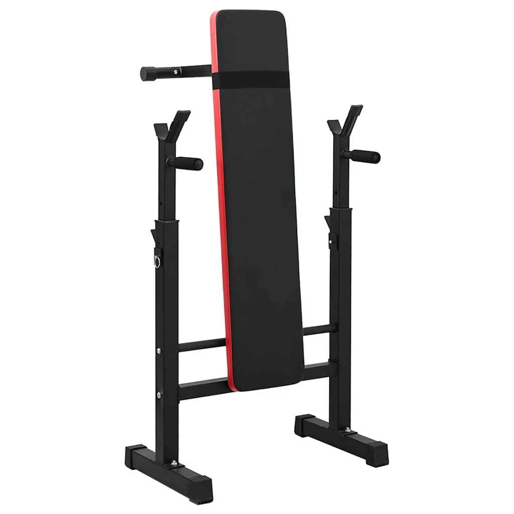 Panca per pesi Nero 126,5 x 67 x 111 cm